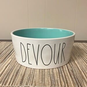 Rae Dunn Devour Dog Bowl